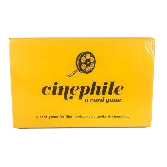 Cinephile A Card Game for Film Nerds, Movie Geeks & Cinephiles NIB - Picture 1 of 4